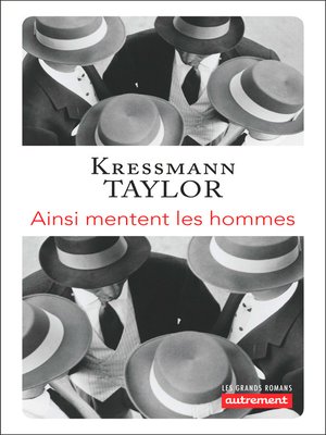 cover image of Ainsi mentent les hommes